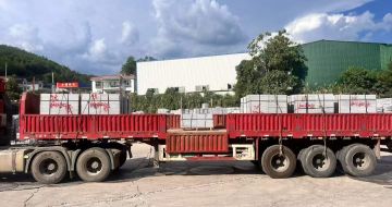 温州 芝麻灰花岗岩地铺石出货日常