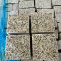 温州 黄金麻花岗岩自然面小方块，弹石，马蹄石等