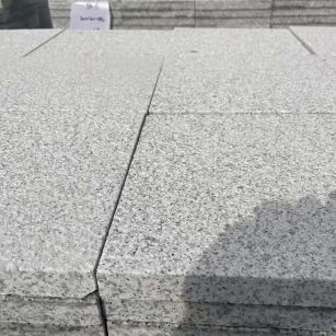 温州 白麻花岗岩石材推荐 荔枝面地铺石