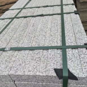 温州 白麻花岗岩直行盲道石，盲条，地铺石