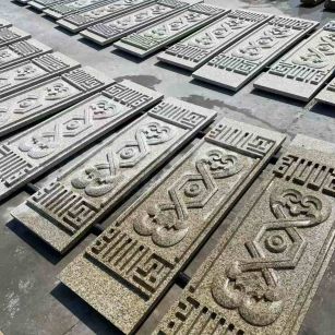 温州 黄金麻花岗岩外墙雕刻板