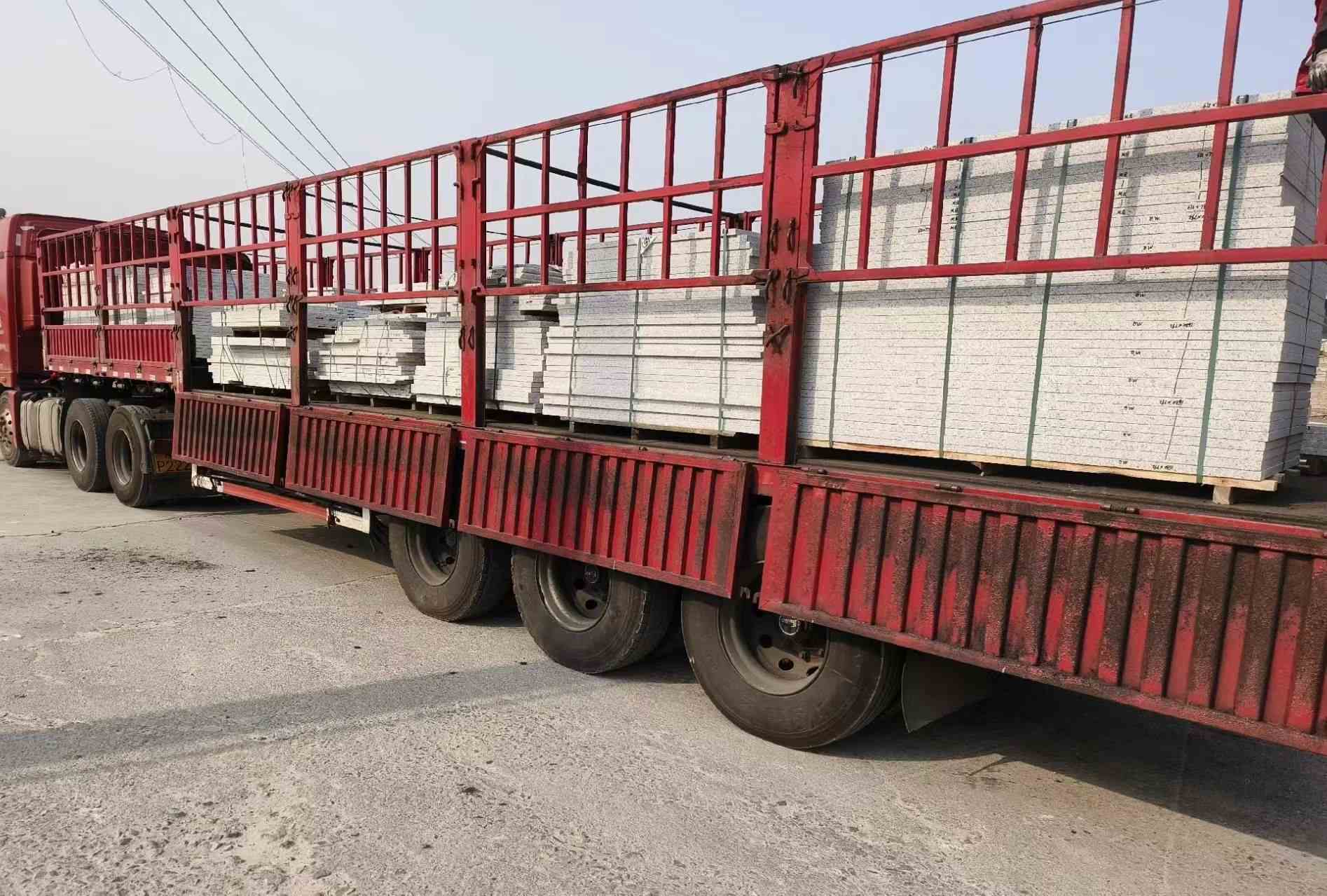 温州 白麻荔枝面外墙干挂，工厂装车日常