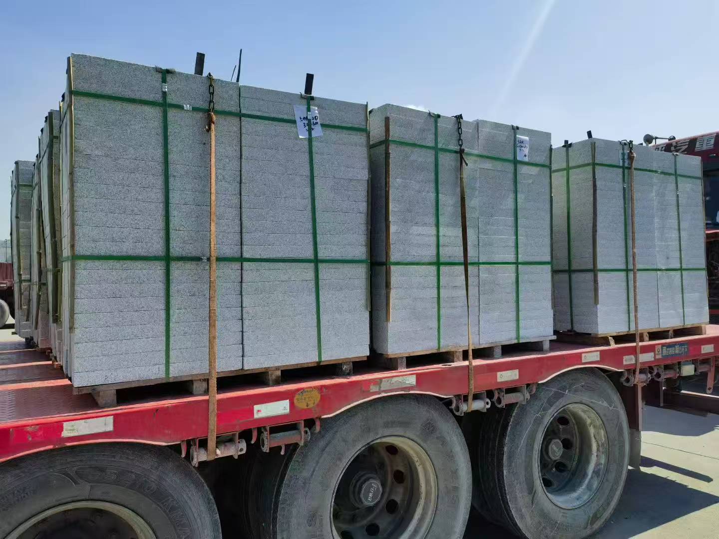 温州芝麻白花岗岩出货日常地铺石