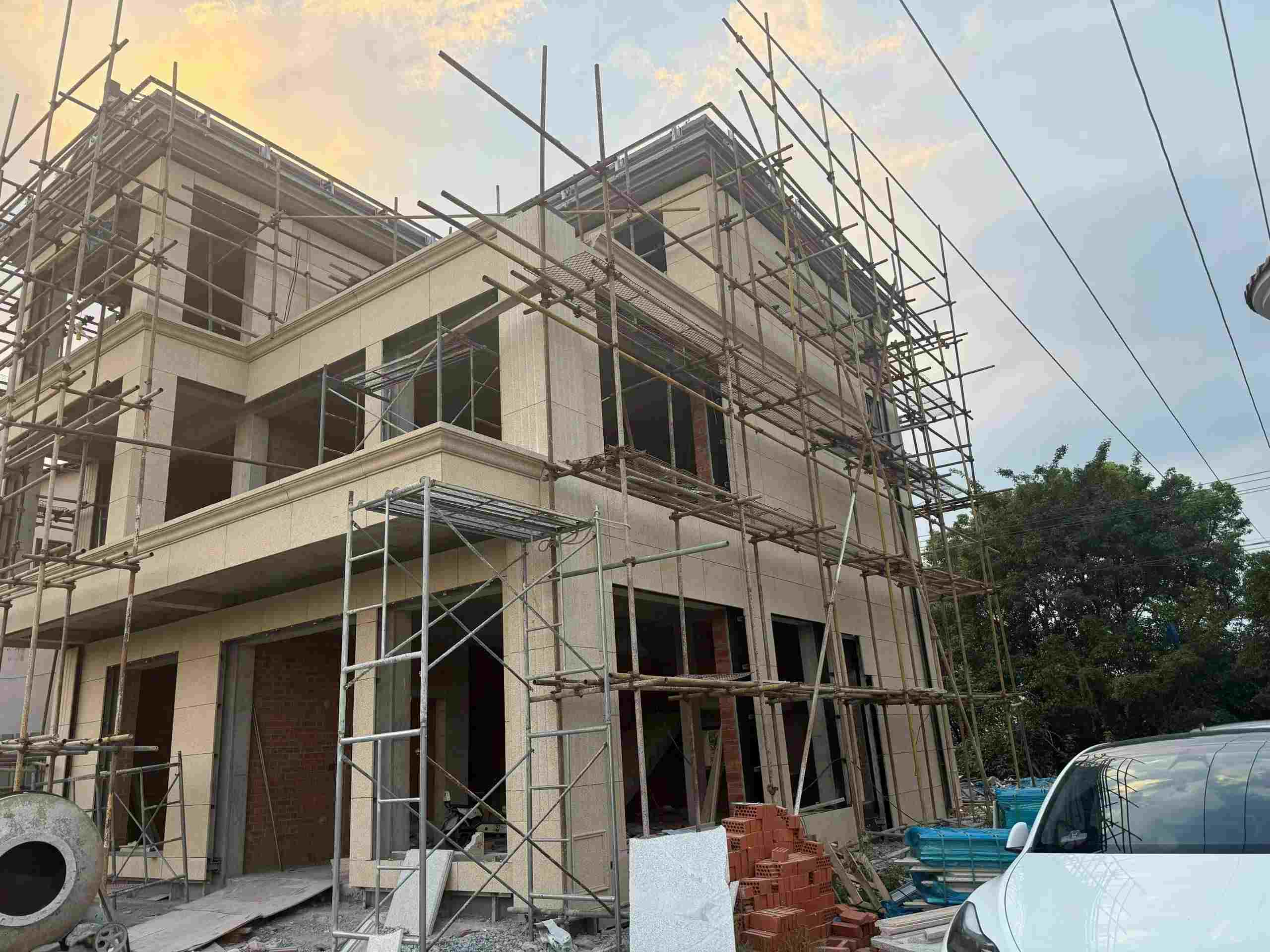 温州 黄金麻荔枝面花岗岩外墙干挂