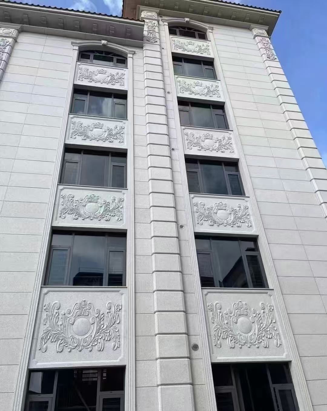 温州 白麻荔枝面花岗岩别墅外墙干挂