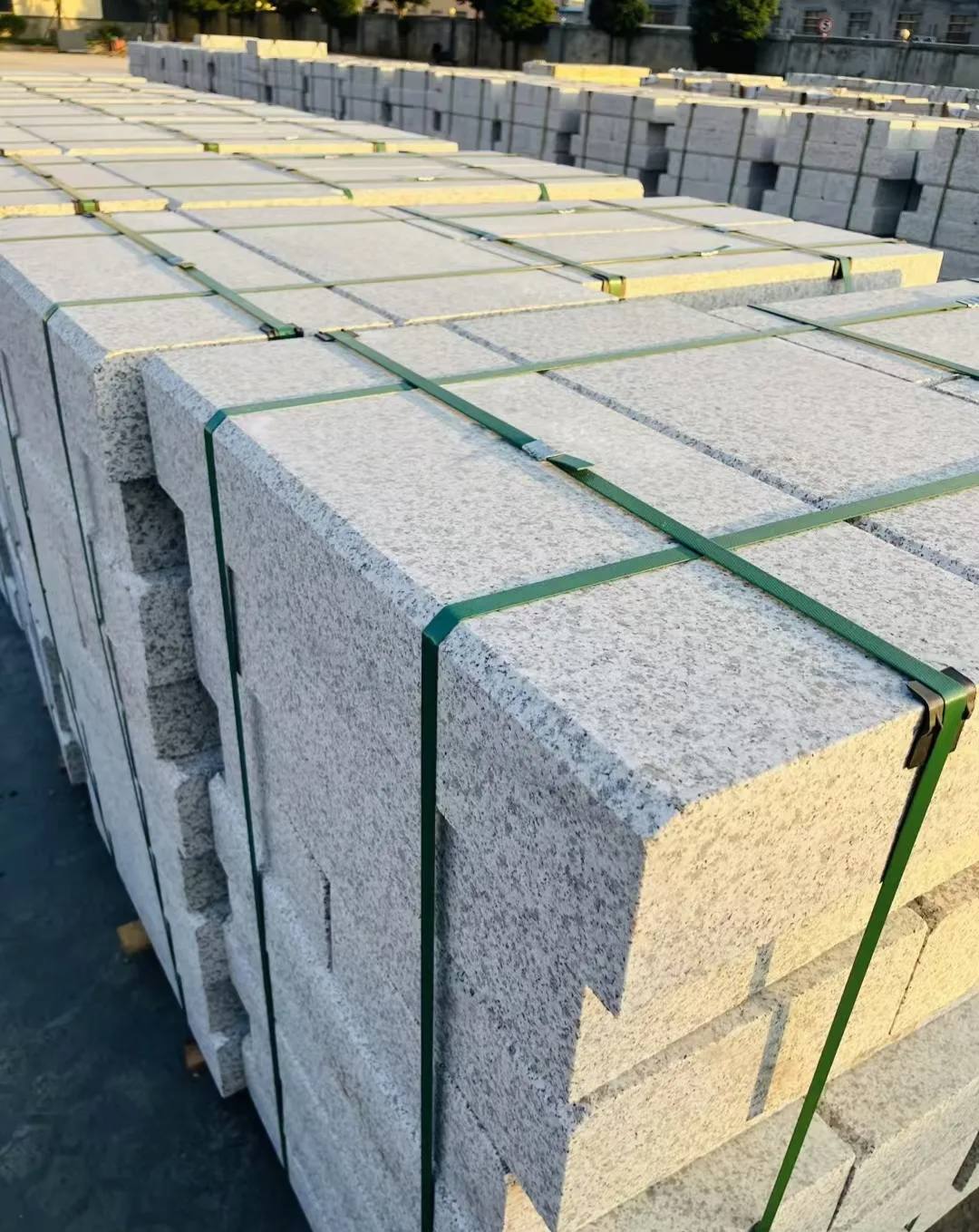 温州 白麻花岗岩路沿石，马路牙子，路缘石，平石，立缘石等