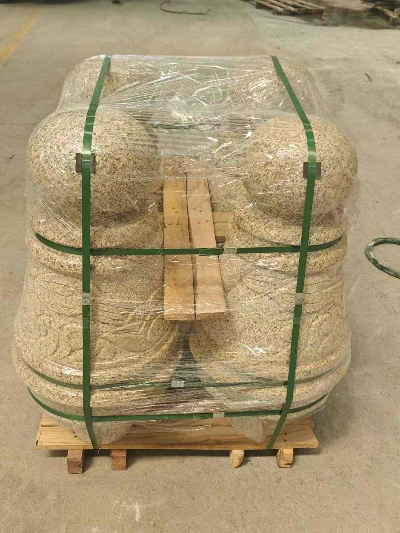 温州 黄金麻异形定制雕花——棒棒糖挡车柱