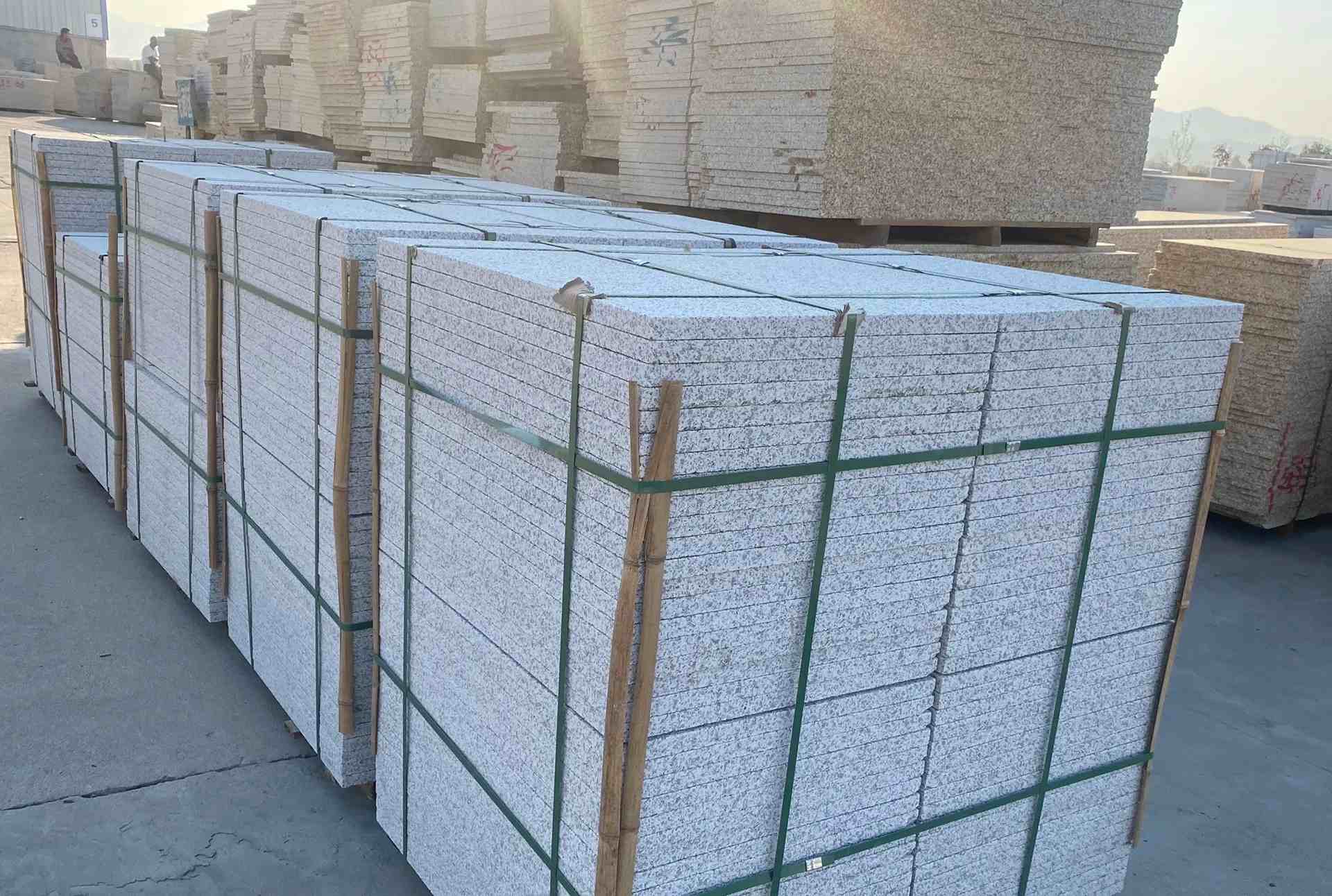 温州 白麻花岗岩荔枝面地铺石