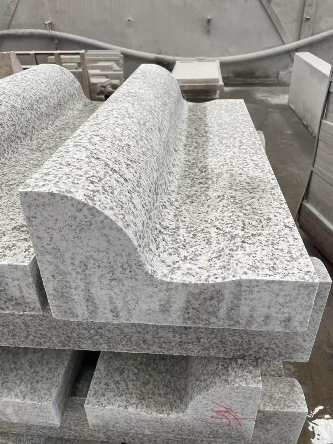 温州 白麻花岗岩S型路沿石，路侧石，马路牙子等