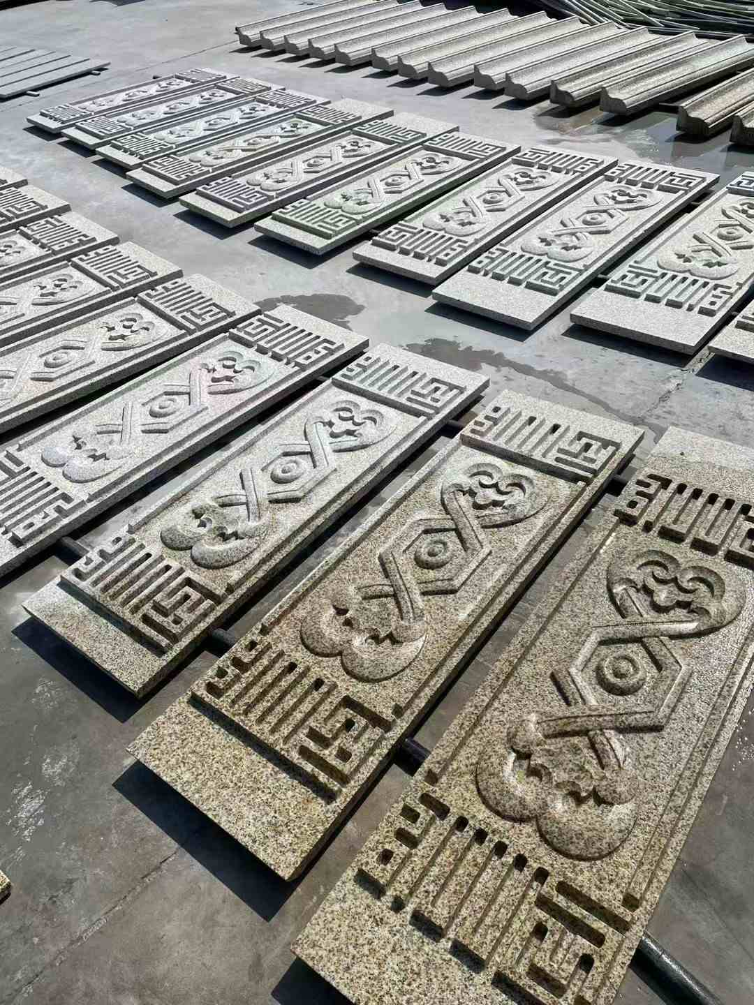 温州 黄金麻花岗岩外墙雕刻板