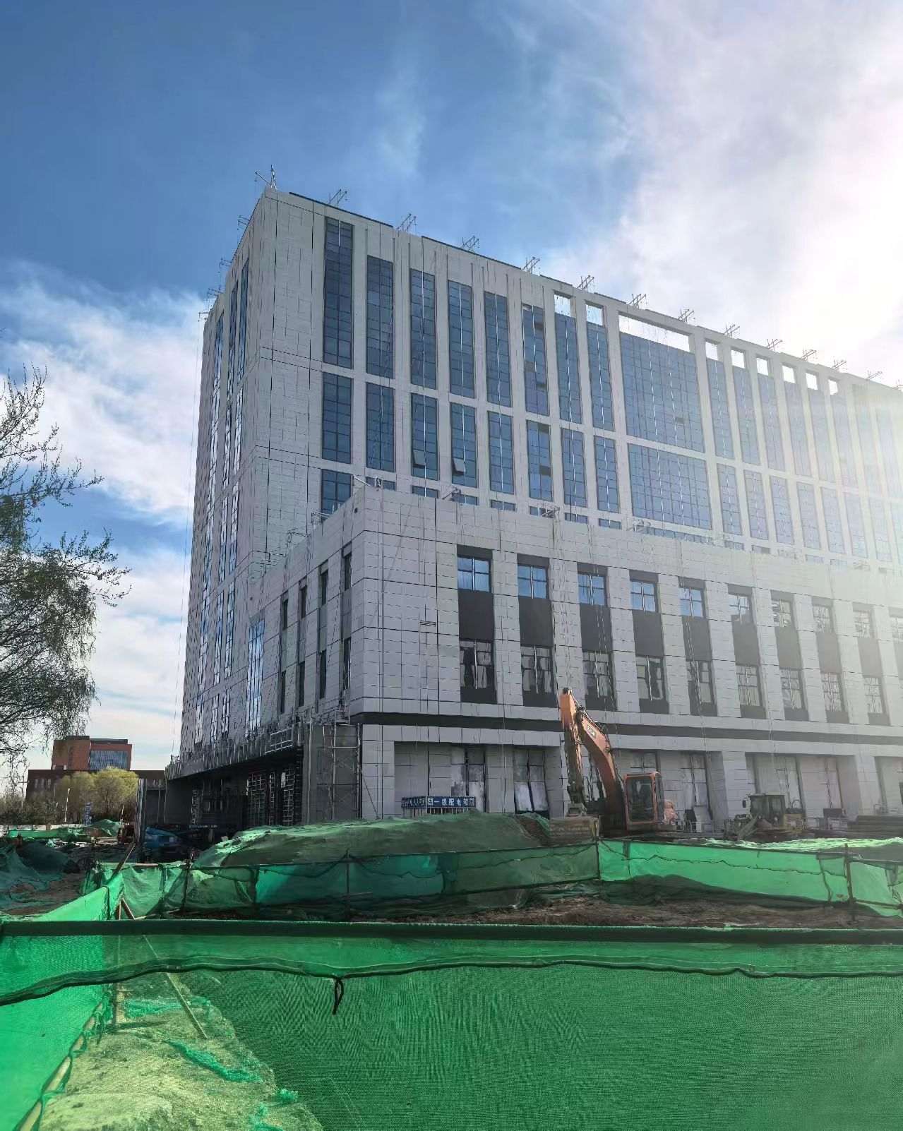 温州 白麻花岗岩石材外墙干挂