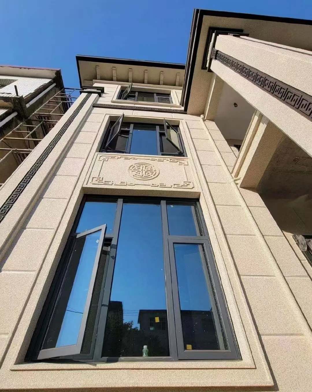 温州 黄金麻荔枝面别墅外墙干挂效果展示